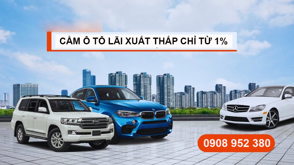 Cầm xe ô tô lãi suất thấp
