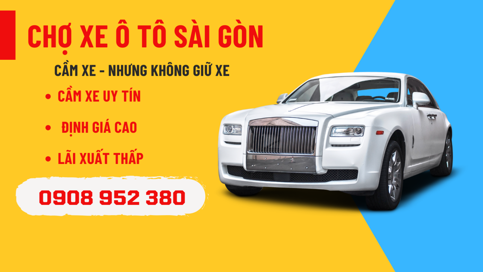 Cầm ô tô đang góp ngân hàng uy tín